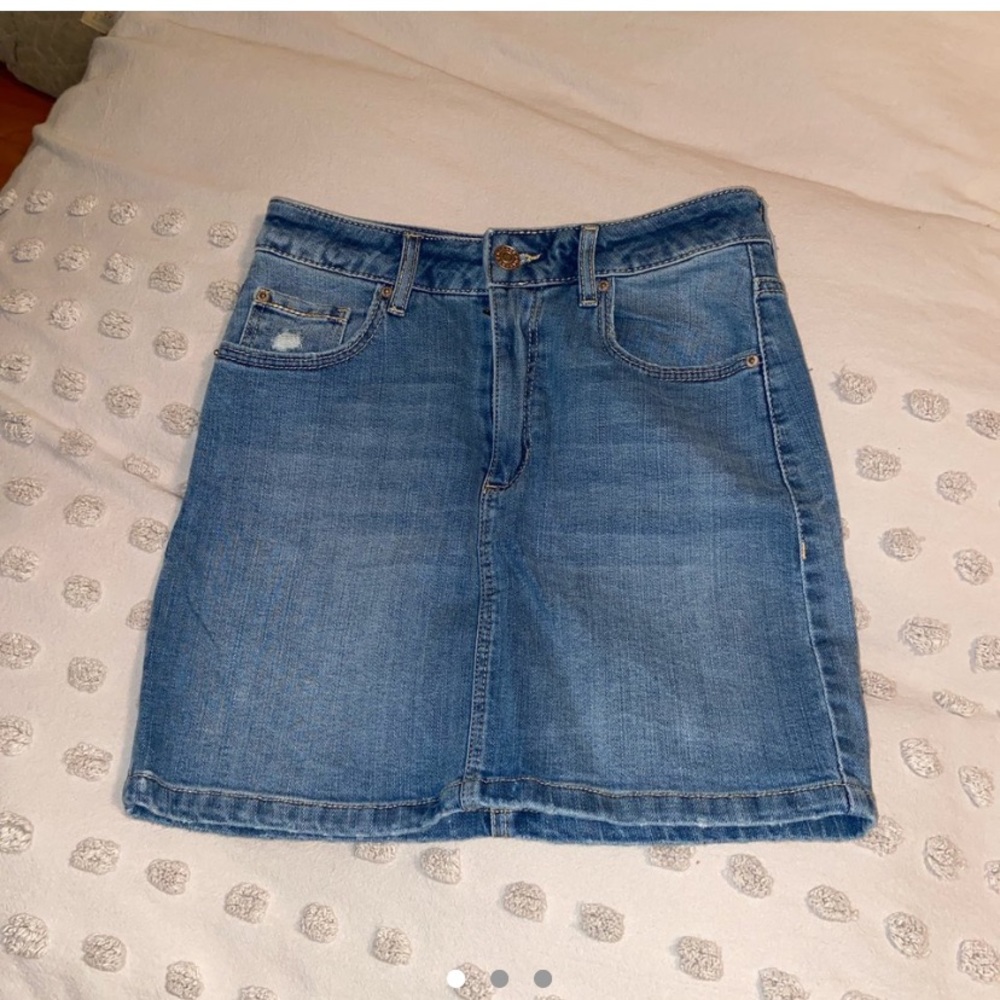 Garage Denim Skirt